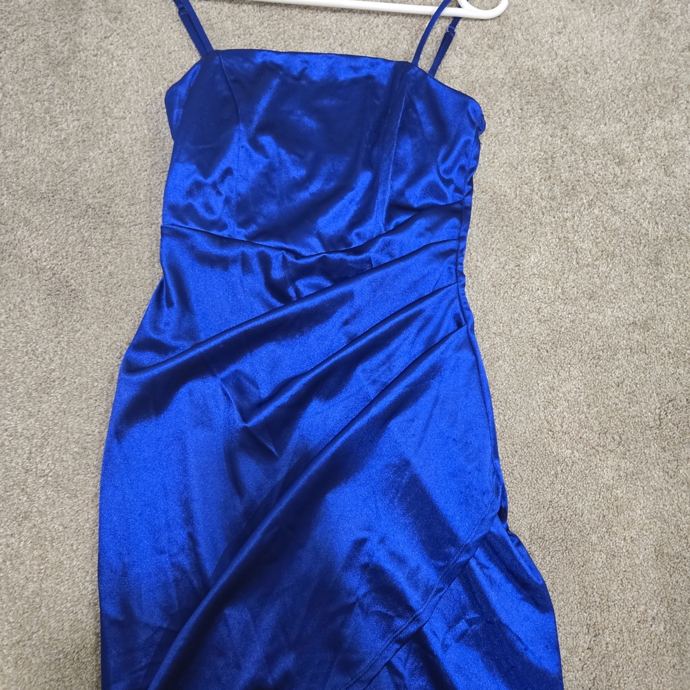 Emerald Sundae Vibrant Blue Dress - Picture 2 of 6